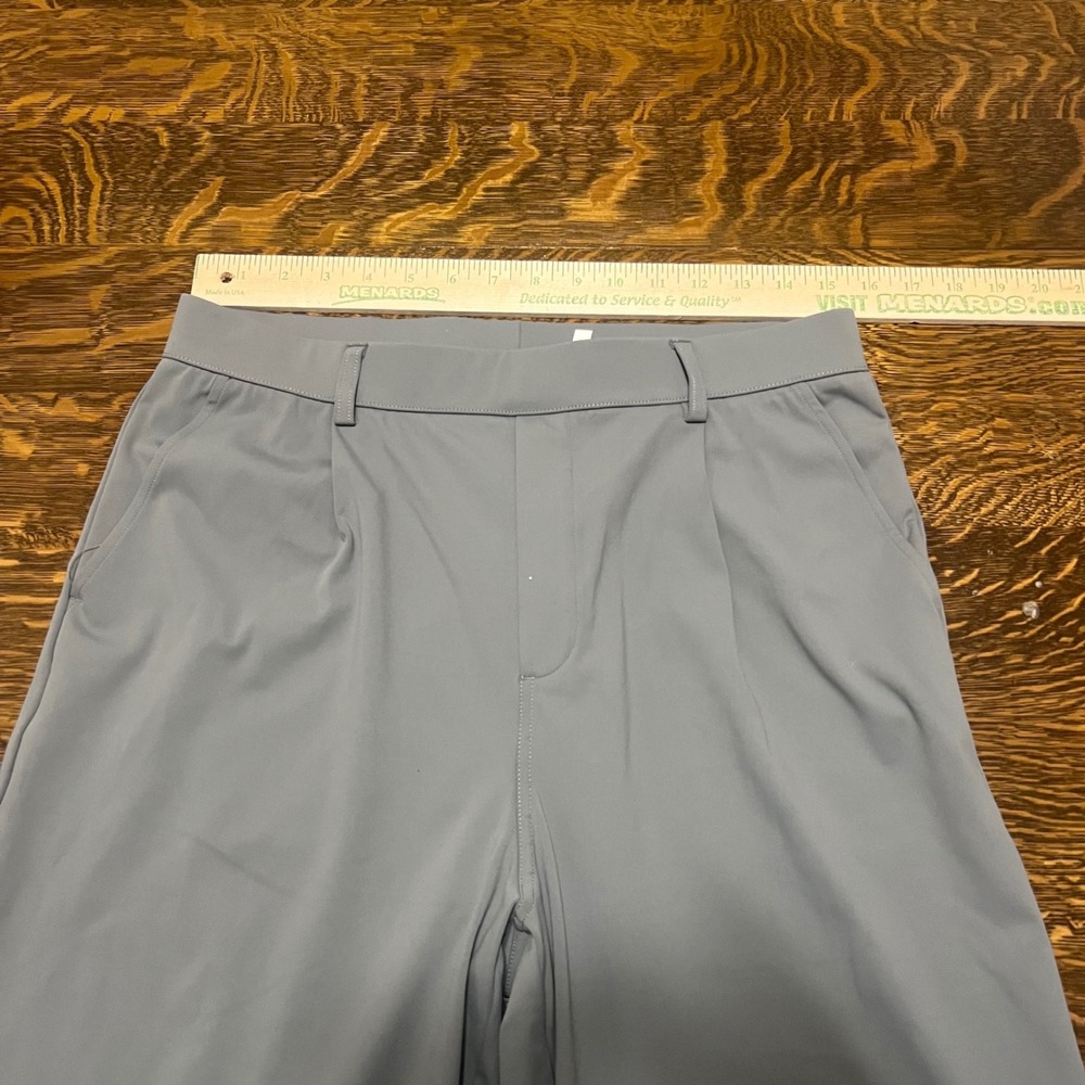 Halara Wide Leg Pants Womens Large Tall Gray High Waisted Stretchy Trousers - Picture 6 of 9